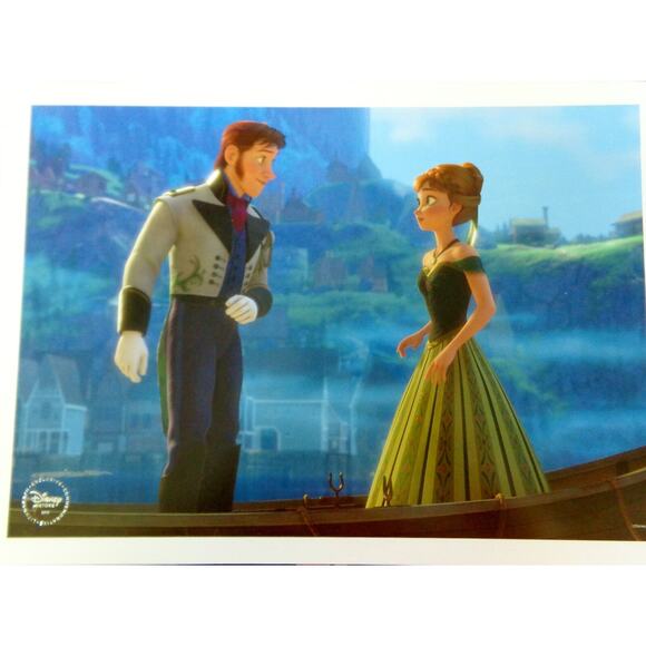 NEW Frozen Elsa Anna 4 LITHO PRINT Posters & MOVIE 2Disc BluRay DVD Digitial HD - Picture 7 of 12